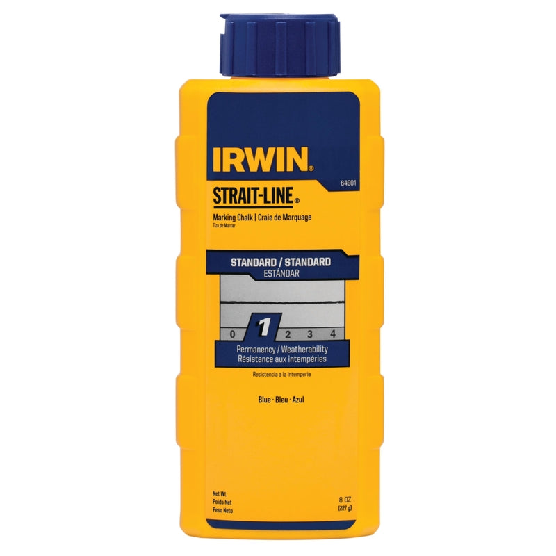 IRWIN - Irwin Strait-Line 8 oz Permanent Marking Chalk Blue 1 pk [64901]