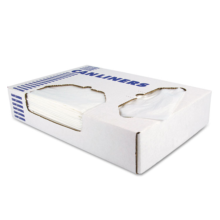 Heritage - Linear Low-Density Can Liners, 30 gal, 0.9 mil, 30" x 36", White, 200/Carton