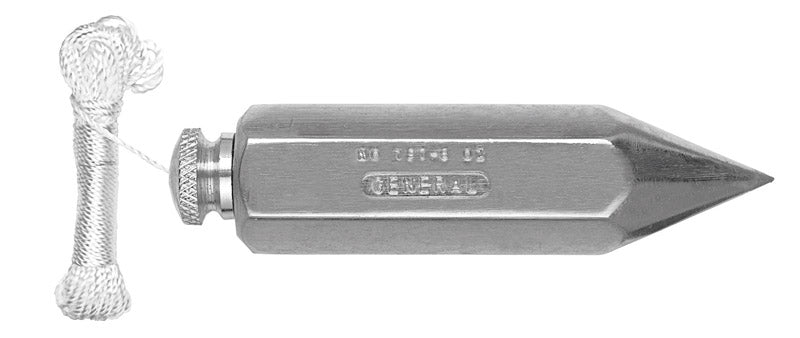 GENERAL - General 8 oz Steel Plumb Bob 4 in. L 1 pc