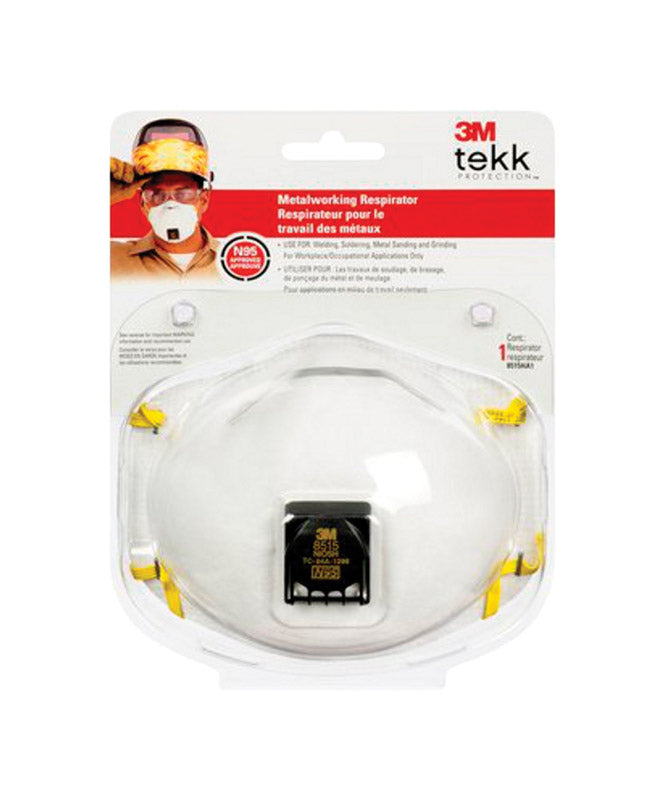 TEKK - 3M N95 Metal Working Disposable Respirator Valved White 1 pc