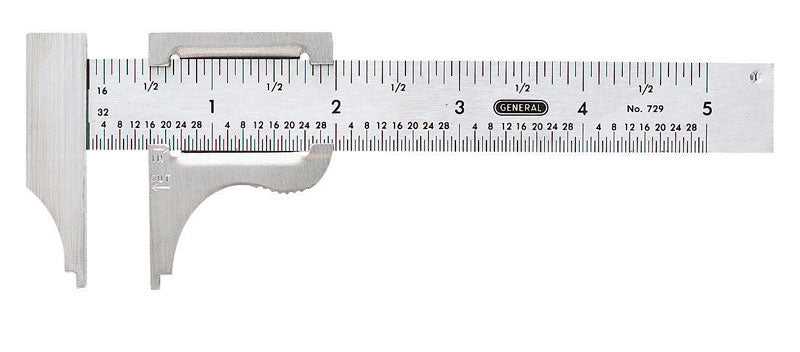 GENERAL - General 4 in. L X 2-3/4 in. W Slide Caliper 1 pc