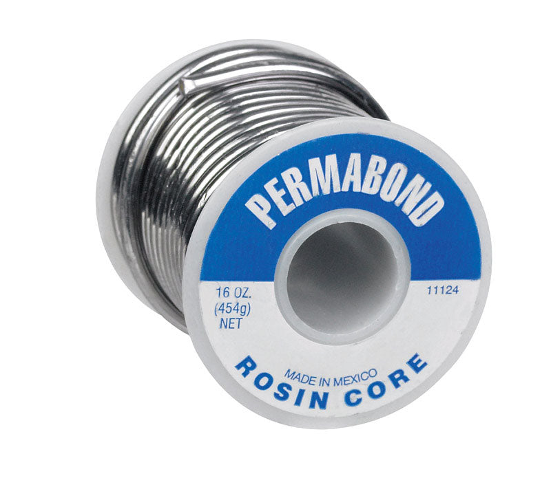 ALPHA METALS - Alpha Metals 16 oz Rosin Core Solder Wire 0.125 in. D Tin/Lead 1 pc