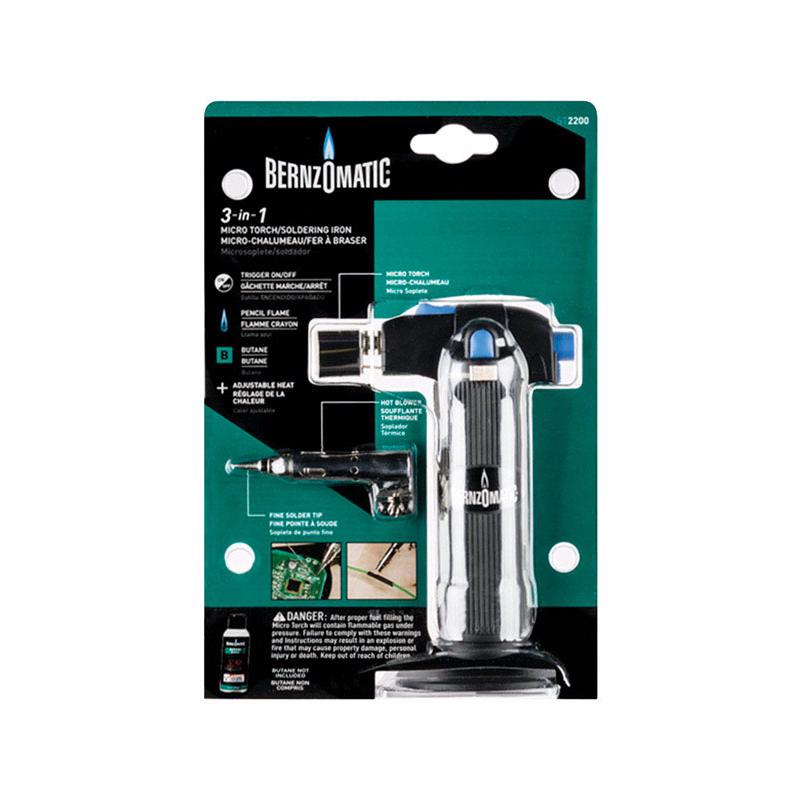 BERNZOMATIC - Bernzomatic 5-1/2 oz 3-in-1 Torch Kit 1 pc