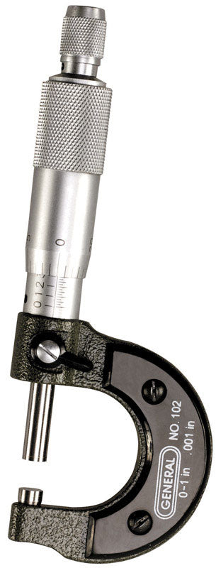 GENERAL - General 14-7/16 in. L Locking Utility Micrometer 1 pc