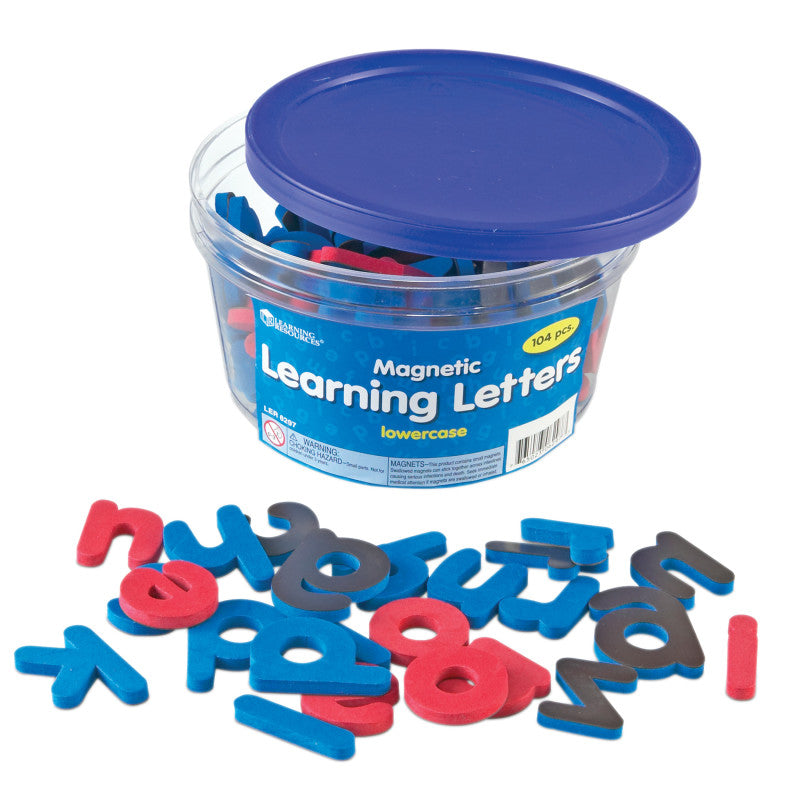 LEARNING RESOURCES - Magnetic Soft Foam Learning Letters, Lowercase