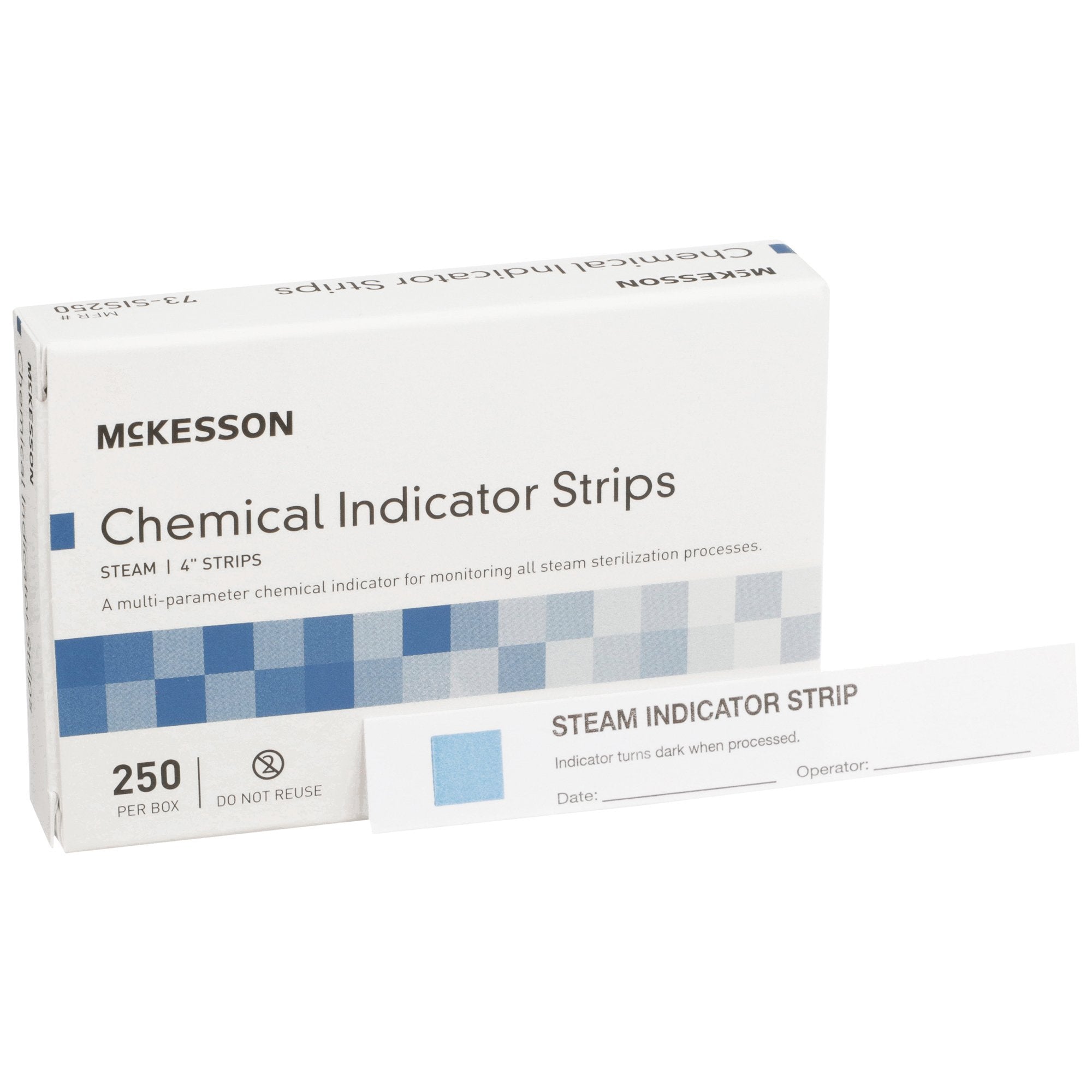 McKesson Brand - McKesson Sterilization Chemical Indicator Strip Steam 4 Inch Length [1/BX]