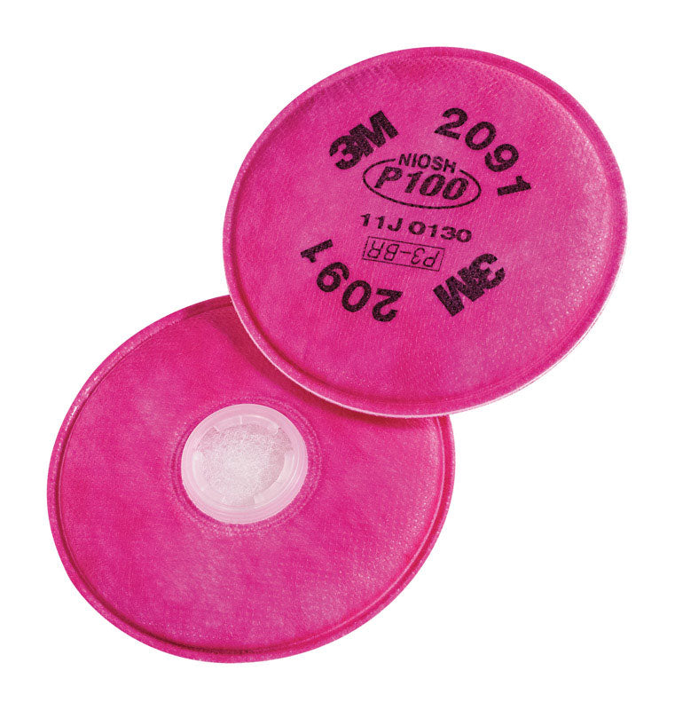 3M - 3M P100 Sanding and Lead Paint Removal Particulate Filter 6000&7500 Pink 2 pk