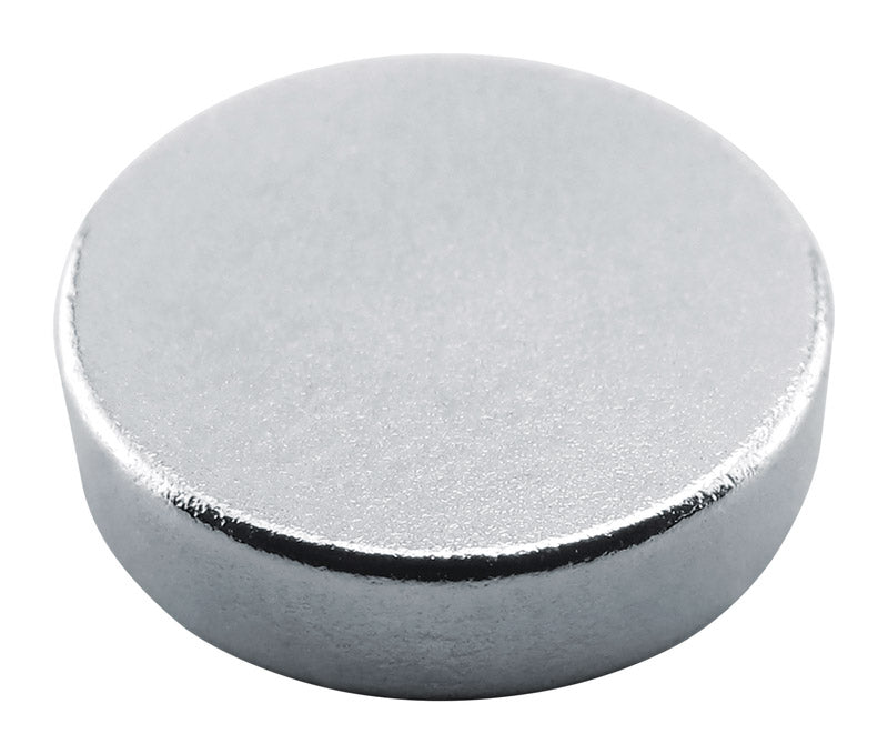 MAGNET SOURCE - Magnet Source .118 in. L X .472 in. W Silver Super Disc Magnets 4.3 lb. pull 6 pc