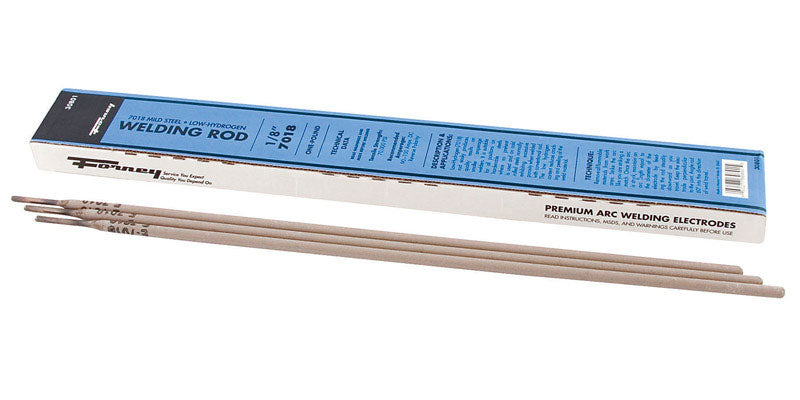 FORNEY - Forney 1/8 in. D X 15.2 in. L E7018 Mild Steel Welding Rods 84000 psi 1 lb 1 pk
