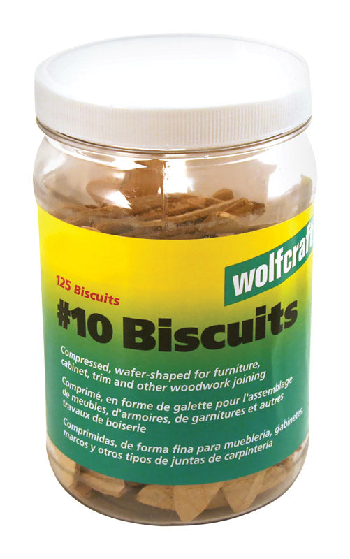 WOLFCRAFT - Wolfcraft No.10 Biscuits 125 pc