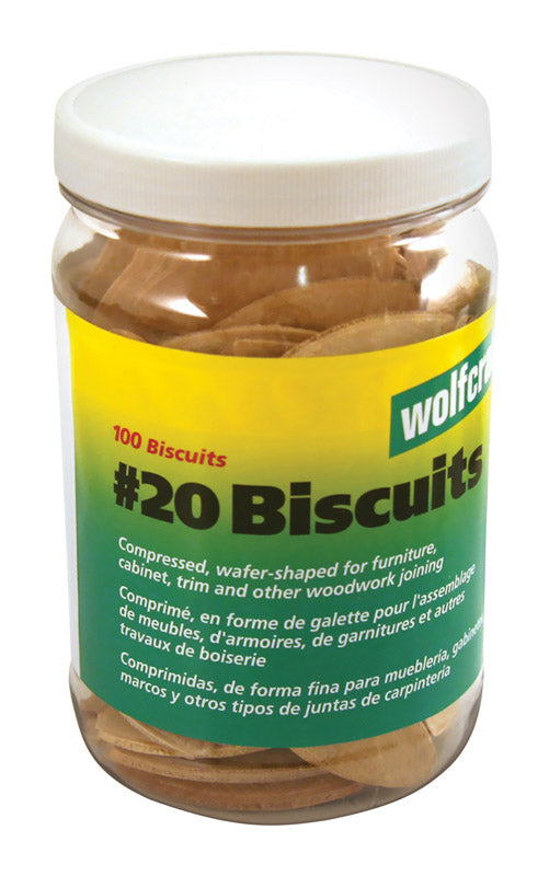 WOLFCRAFT - Wolfcraft No.20 Biscuits 100 pc