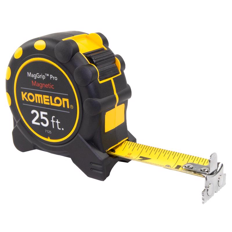 KOMELON - Komelon MagGrip Pro 25 ft. L X 1 in. W Magnetic Tape Measure 1 pk