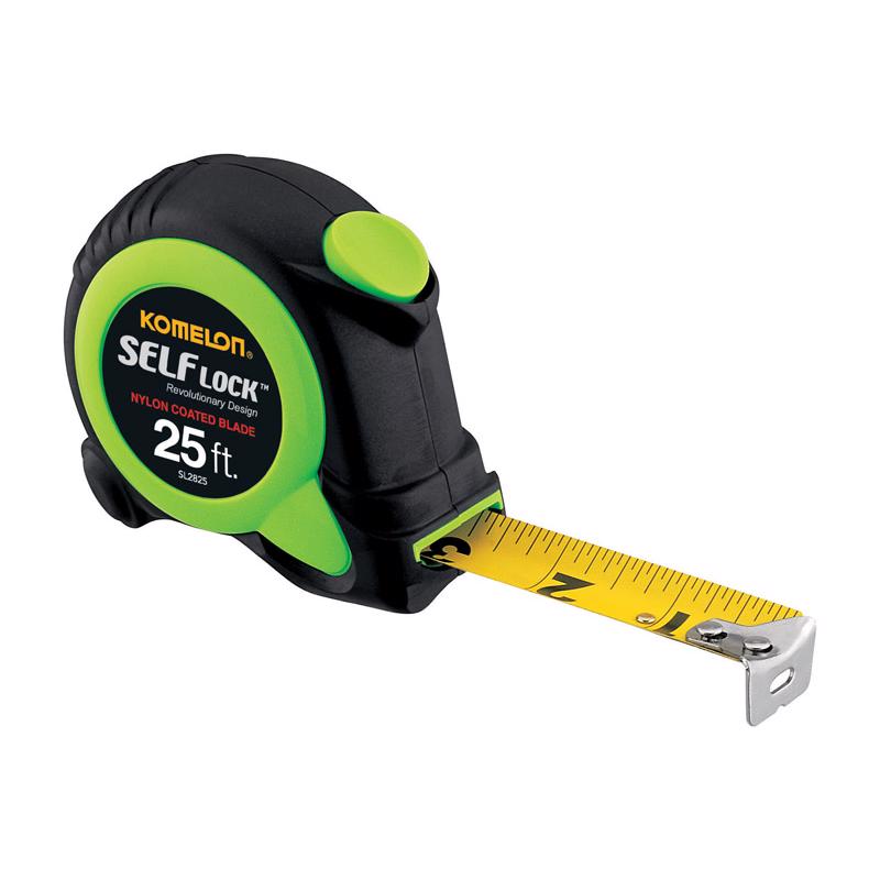 KOMELON - Komelon Self Lock 25 ft. L X 1 in. W Revolutionary Auto Lock Tape Measure 1 pk