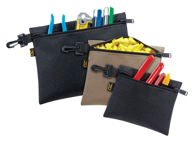 CLC - CLC 1.5 in. W X 9 in. H Polyester Tool Pouch Set Assorted 3 pc