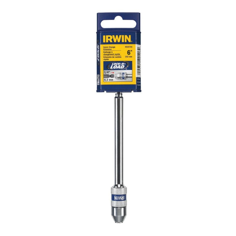 IRWIN - Irwin 6 in. Steel Extension Drill Bit 1/4 in. Quick-Change Hex Shank 1 pc [4935704]