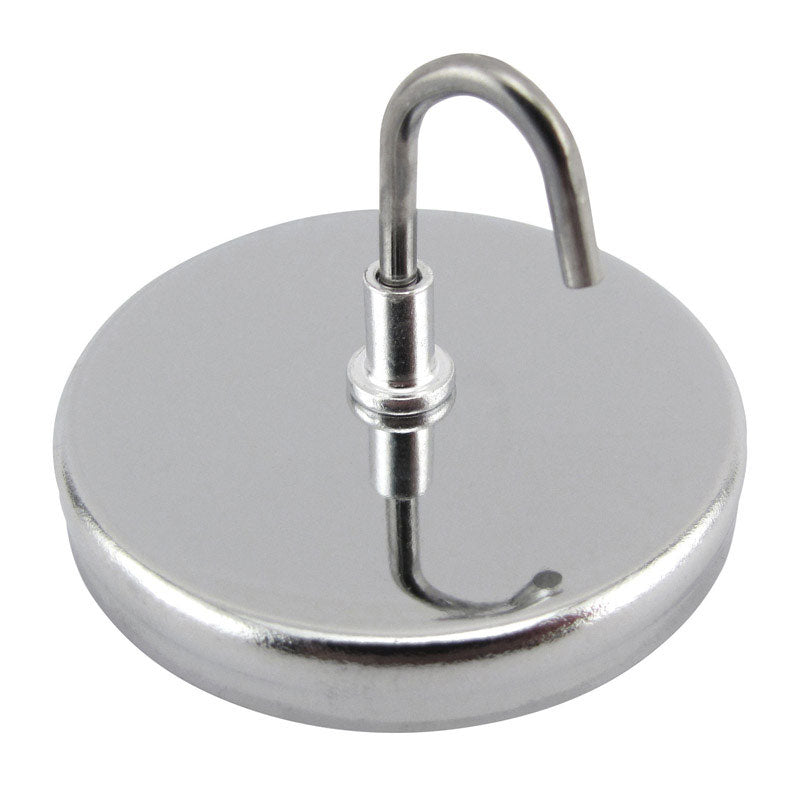 MASTER MAGNETICS - Magnet Source Handi-Hook 1.25 in. L X 2 in. W Silver Magnetic Hook 20 lb. pull 1 pc