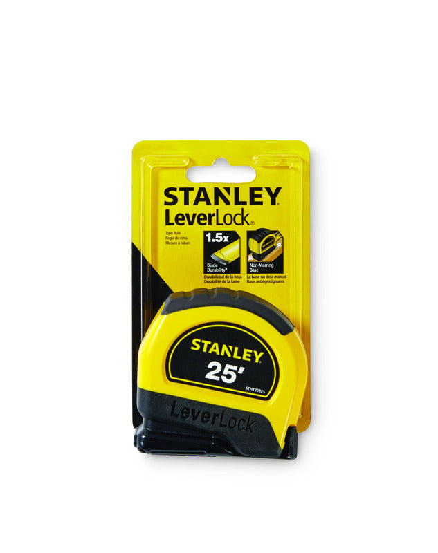 STANLEY - Stanley LeverLock 25 ft. L X 1 in. W Tape Measure 1 pk