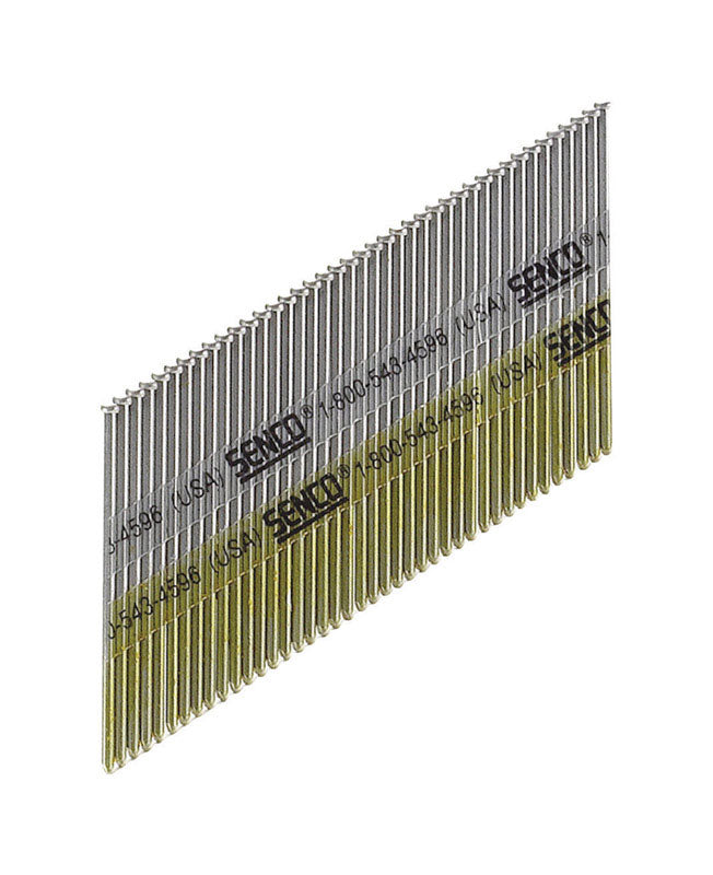 SENCO - Senco 1-1/4 in. 15 Ga. Angled Strip Bright Finish Nails 34 deg 4000 pk