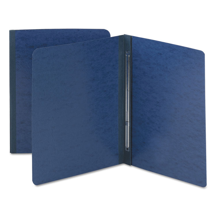 Smead - Prong Fastener Pressboard Report Cover, Two-Piece Prong Fastener, 3" Capacity, 8.5 x 11, Dark Blue/Dark Blue