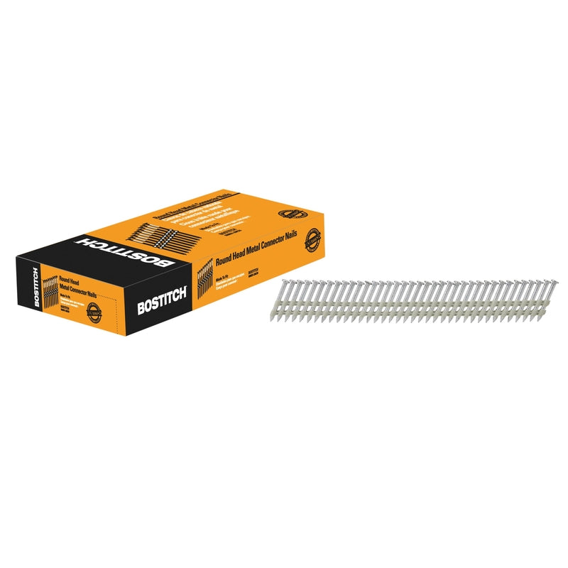 STANLEY BOSTITCH - Bostitch 1-1/2 in. 10 Ga. Straight Strip Galvanized Metal Connector Nails 21 deg 1000 pk