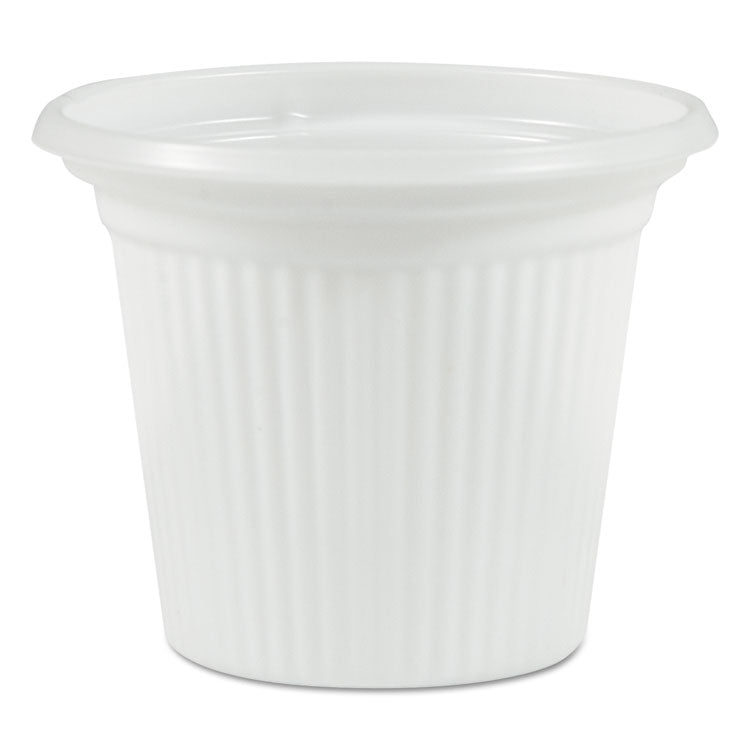 Plastifar - Plastic Condiment Cups, 0.75 oz, Translucent, 250/Sleeve, 20 Sleeves/Carton