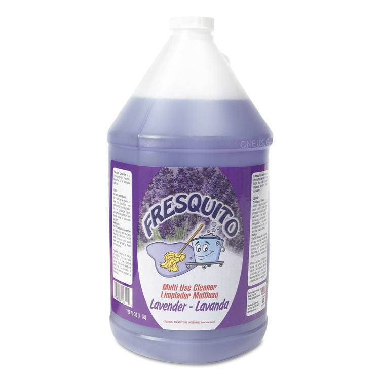 Fresquito - Scented All-Purpose Cleaner, Lavender Scent, 1 gal Bottle, 4/Carton