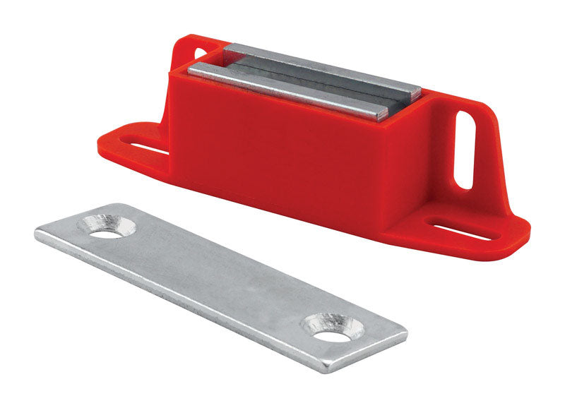 MAGNET SOURCE - Magnet Source 4.25 in. L X 1 in. W Red Latch Magnet 50 lb. pull 1 pc