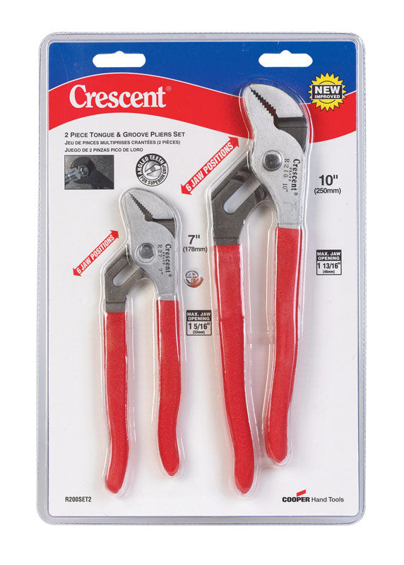 CRESCENT - Crescent 2 pc Alloy Steel Pliers Set 7 & 10 in. L