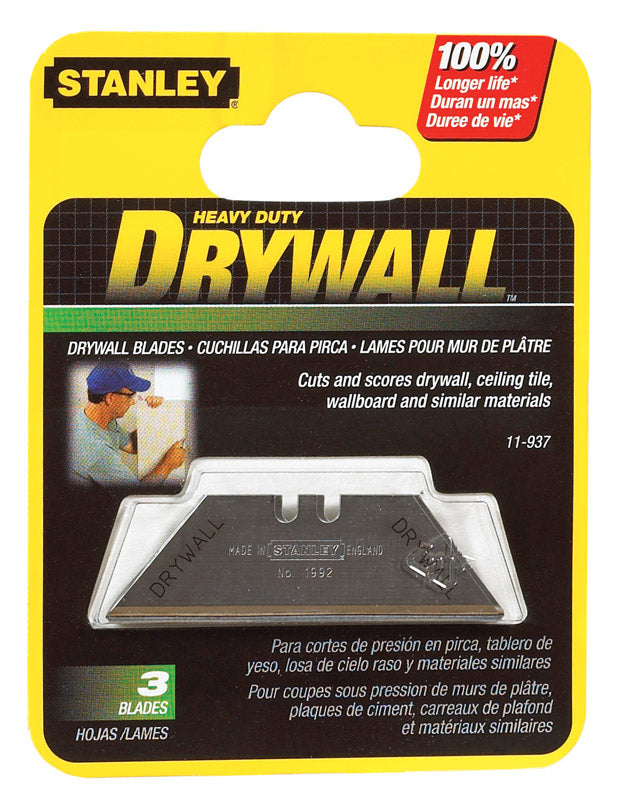 STANLEY - Stanley Steel Utility Drywall Replacement Blade 2-7/16 in. L 3 pc - Case of 10