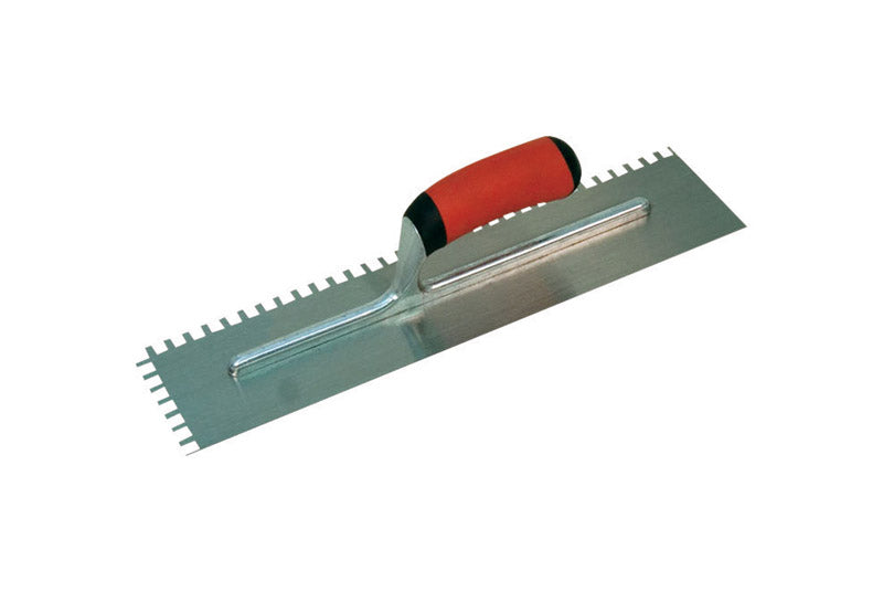 MARSHALLTOWN - Marshalltown 4-1/2 in. W X 11 in. L Steel Notched Trowel [NT671]