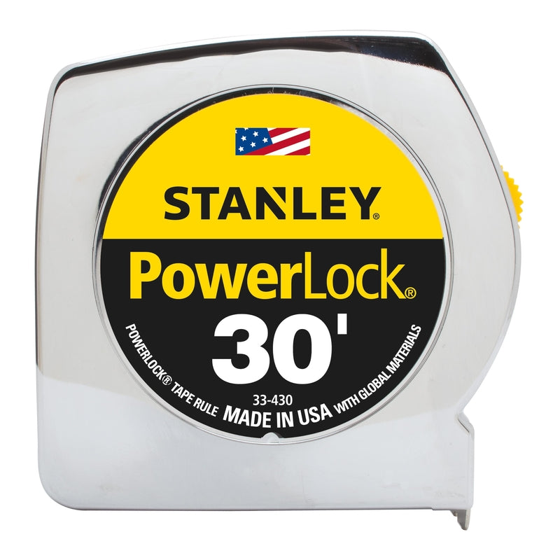 STANLEY - Stanley PowerLock 30 ft. L X 1 in. W Tape Measure 1 pk [33-430]