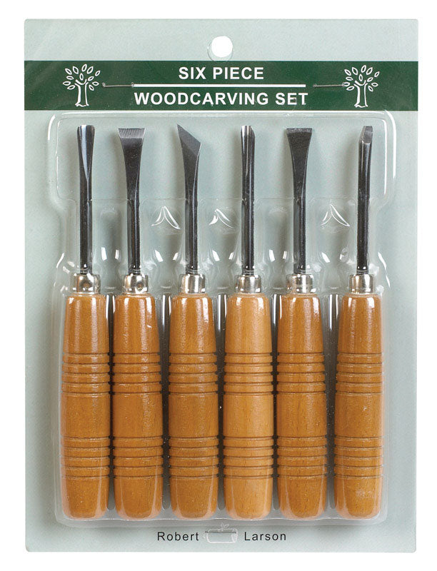 ROBERT LARSON - Robert Larson Woodcarving Set 6 pc