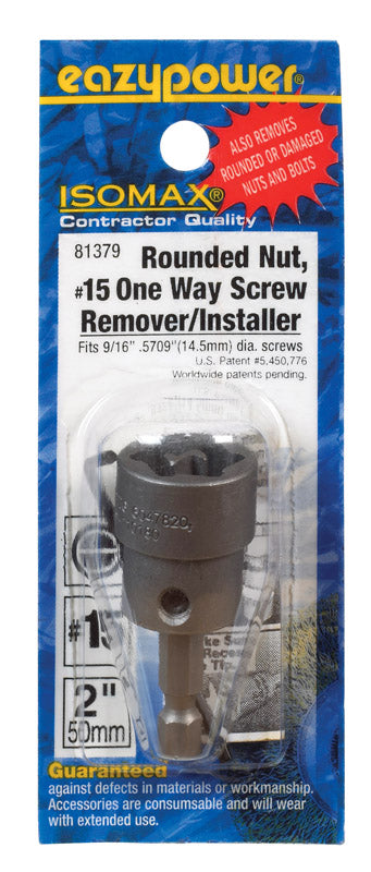 EAZYPOWER - Eazypower Isomax Steel Screw Remover/Installer 2 in. 1 pc [81379]