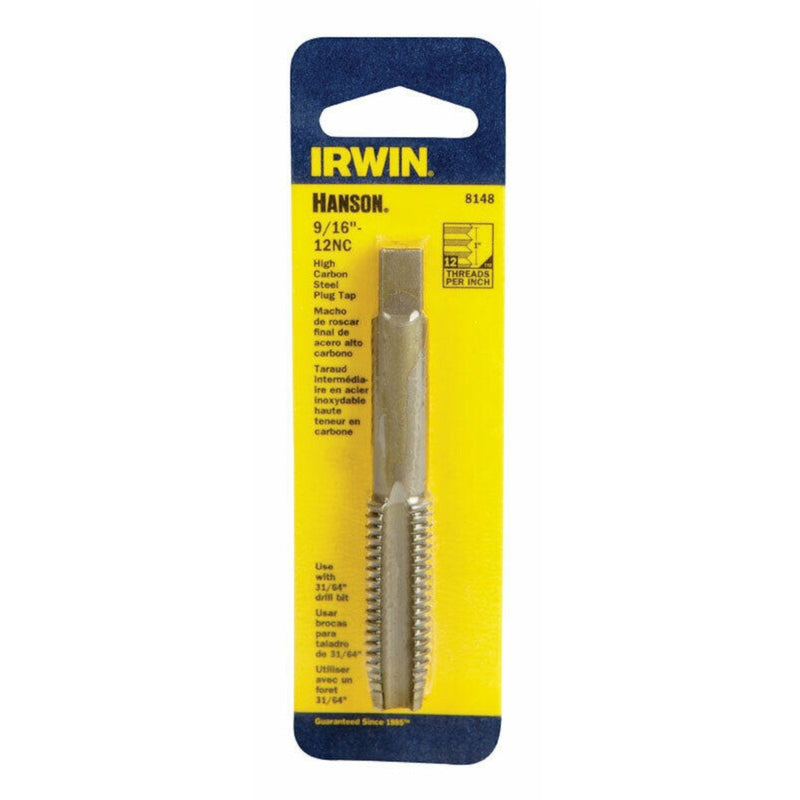 IRWIN - Irwin Hanson High Carbon Steel SAE Fraction Tap 9/16 in. 1 pc [8148ZR]