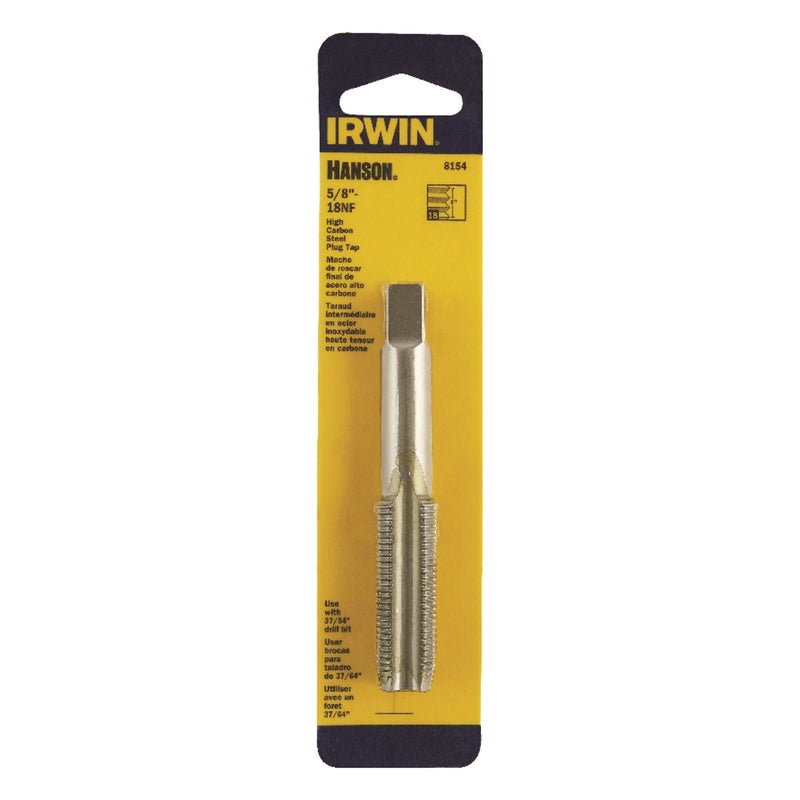 IRWIN - Irwin Hanson High Carbon Steel SAE Fraction Tap 5/8 in. 1 pc [8154]