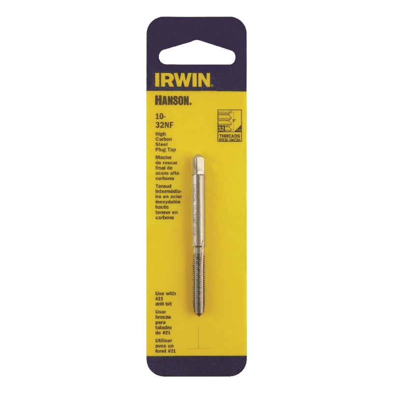 IRWIN - Irwin Hanson High Carbon Steel SAE Plug Tap 10 - 32 1 pc - Case of 5