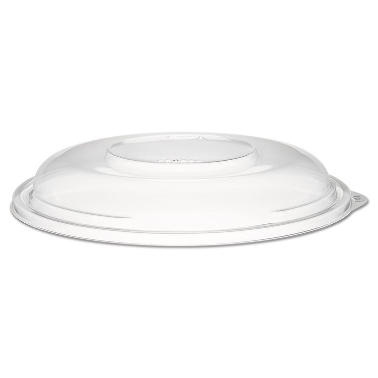 Dart - PresentaBowls Clear Dome Lids, 7.3 Diameter x 1.1 h, Clear, Plastic, 63 Lids/Bag, 4 Bags/Carton