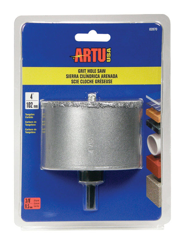 ARTU - ARTU 4 in. Carbide Grit Hole Saw Arbor 1 pc