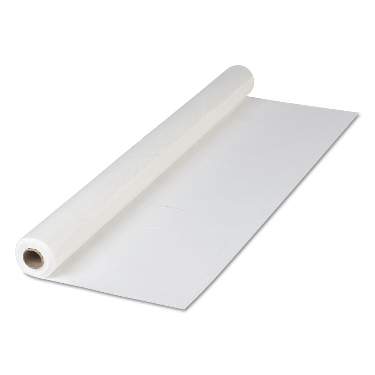 Hoffmaster - Plastic Roll Tablecover, 40" x 300 ft, White