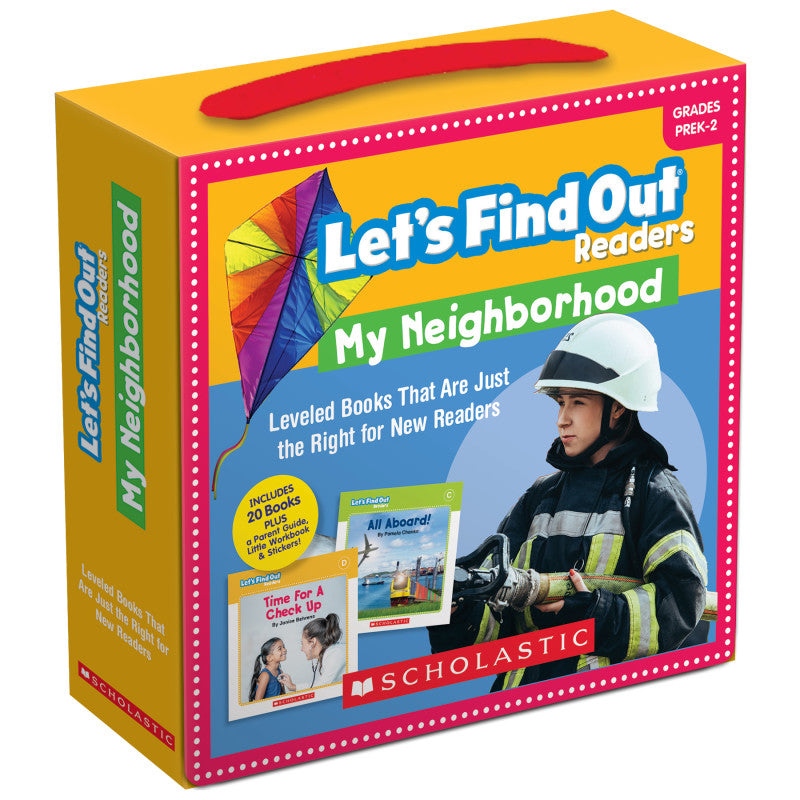 SCHOLASTIC TEACHING SOLUTIONS - Lets Find Out Readers: In the Neighborhood/Guided Reading Levels A-D (Single-Copy Set)