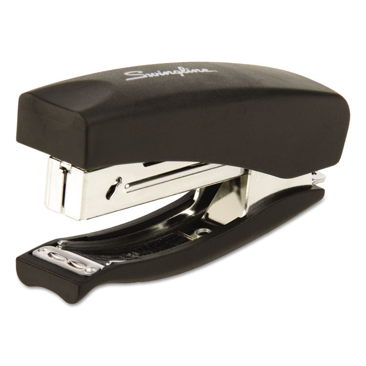 Swingline - Soft Grip Half Strip Hand Stapler, 20-Sheet Capacity, Black