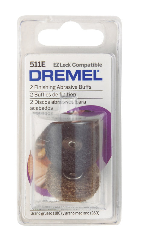 DREMEL - Dremel EZ Lock 15/16 in. X 1/2 in. L Metal Abrasive Buffs 2 pk