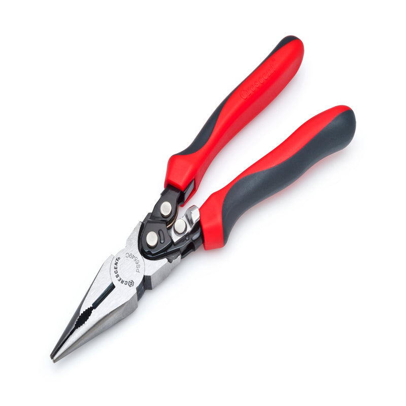 CRESCENT - Crescent 9 in. Chrome Vanadium Steel Pro Series Compound Action Long Nose Pliers