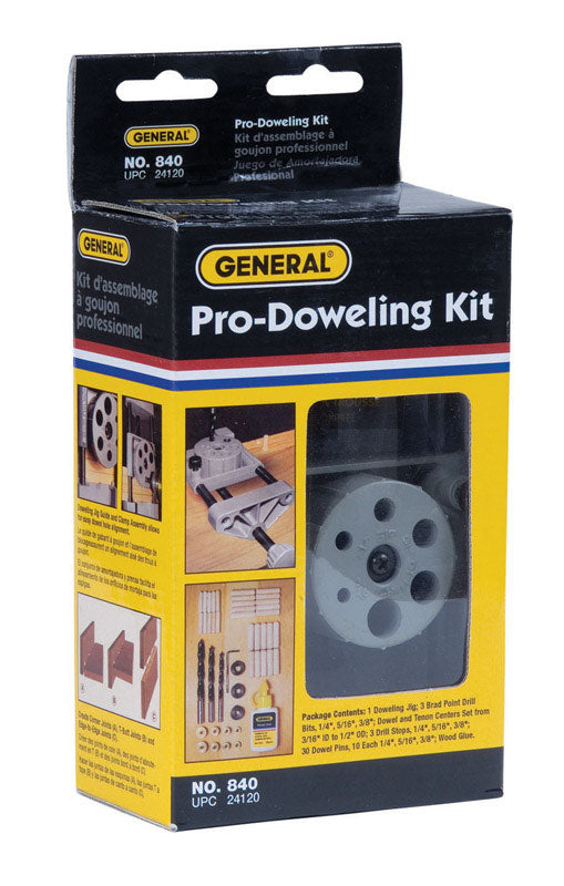 GENERAL - General 4 in. Doweling Jig with Bit Stop 4 in. 1 pc
