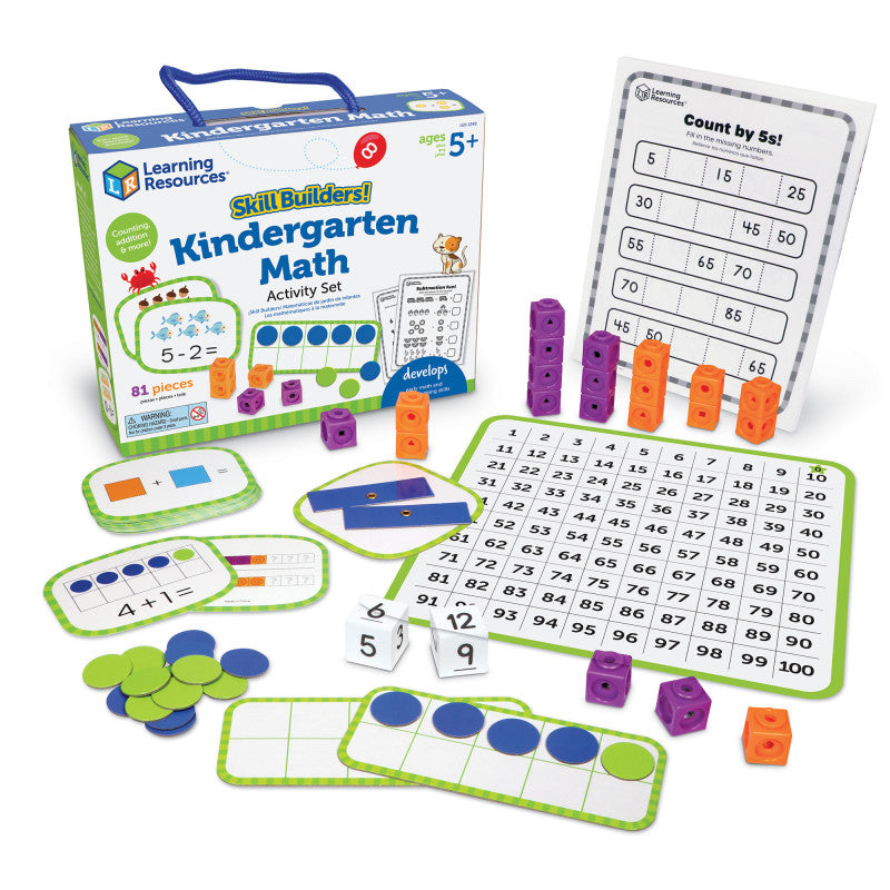 LEARNING RESOURCES - Skill Builders! Kindergarten Math