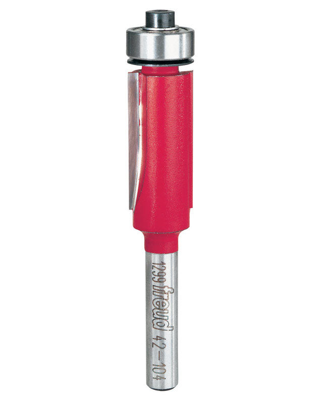 FREUD - Freud 1/2 in. D X 1/2 in. X 2-13/16 in. L Carbide Bearing Flush Trim Router Bit [42-104]