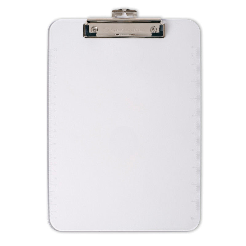 Plastic Clipboard, Clear, 1 Count