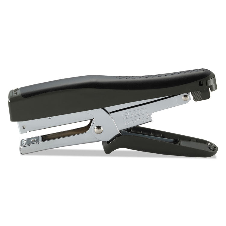 Bostitch - B8 Xtreme Duty Plier Stapler, 45-Sheet Capacity, 0.25" to 0.38" Staples, 2.5" Throat, Black/Charcoal Gray