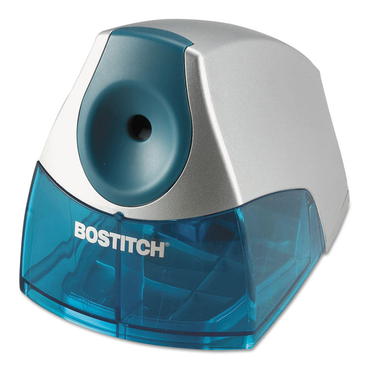 Bostitch - Personal Electric Pencil Sharpener, AC-Powered, 4.25 x 8.4 x 4, Blue