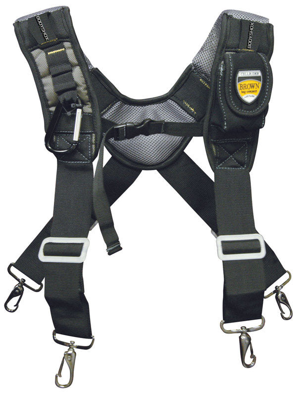 MCGUIRE-NICHOLAS - McGuire-Nicholas 19 in. L X 1.75 in. W Foam Suspenders Black 1 pair